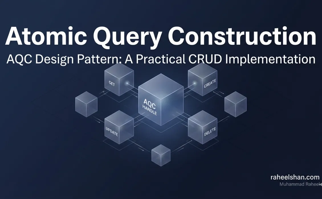 Atomic Query Construction (AQC) Design Pattern: A Practical CRUD Implementation Guide